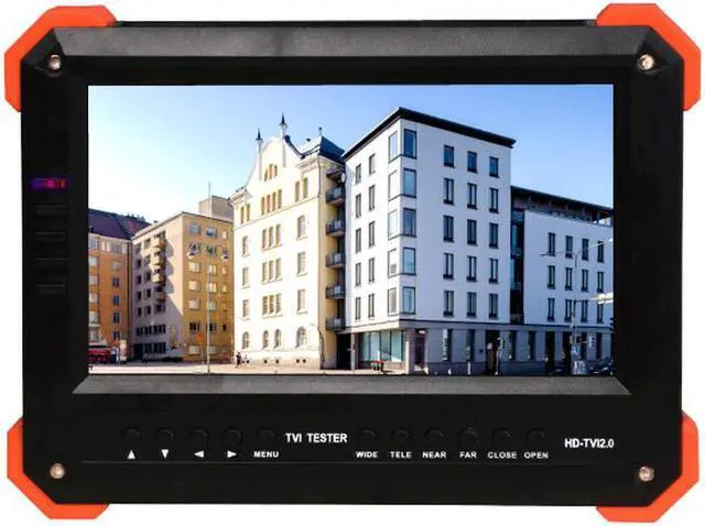 Main image of BlueCCTV HD-TVI CCTV Test Monitor 7" LCD Supports HD TVI, CVBS , HDMI , VGA , 12V Power Outputs