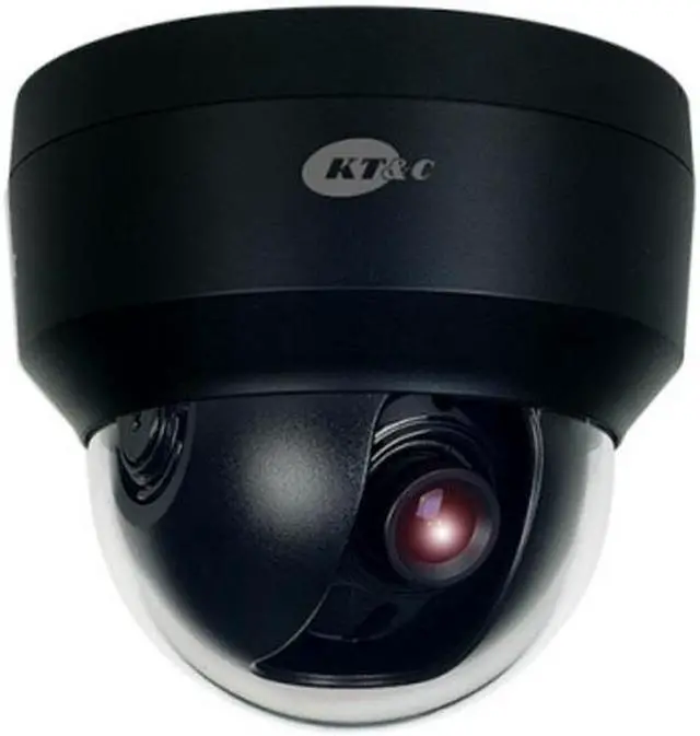 Main image of KT&C Mini Dome CCTV High Resolution Camera 750TVL 3.6mm Super Compact Mini Size Day/Night 12V DC