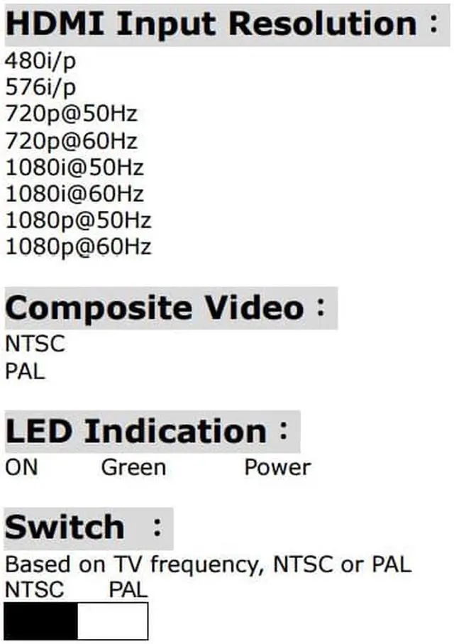 Alt view image 2 of 3 - BlueCCTV HDMI to Composite Video with Stereo Audio Converter