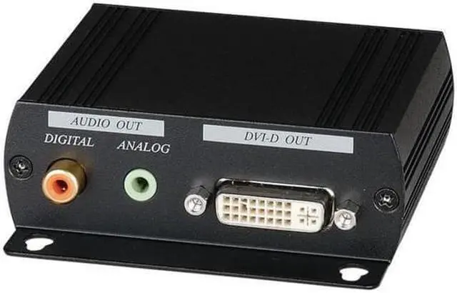 Alt view image 2 of 4 - BlueCCTV HDMI to DVI + Audio Converter