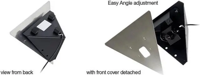 Alt view image 2 of 3 - HD AHD 1080P 2.4MP CCTV HD Corner elevator mountable 2.8mm wide angle camera 12V