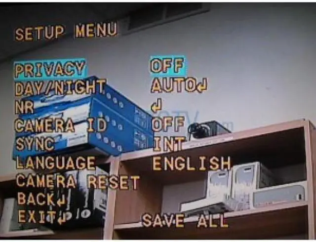 Alt view image 4 of 6 - 700TVL CCTV Bullet IR Night Vision Camera 960H Sony Effio 72Leds Camera 2.8-12mm IP66 IR Range Upto 190FT ATR OSD 12V DC