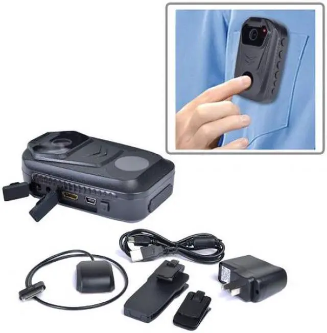 Main image of Body Cam Night Vision Camera HD 1080P with GPS Logger 2" Display 32G Internal Memory
