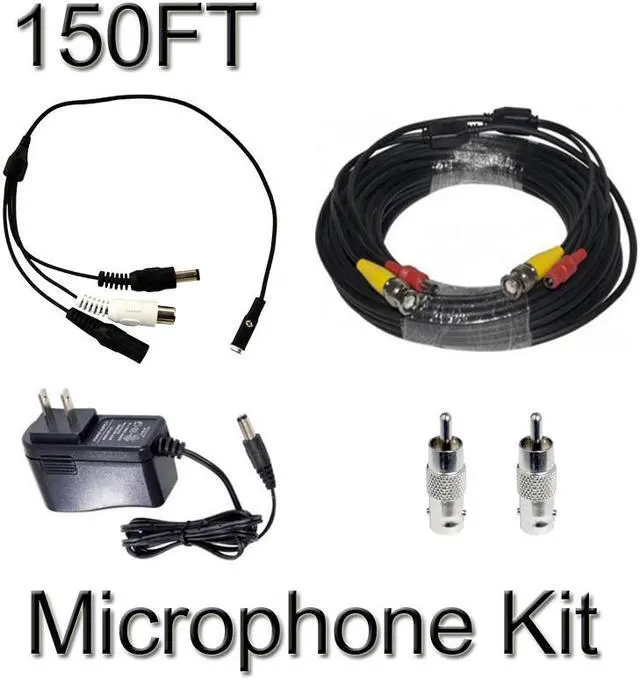 Main image of CCTV Microphone Kits for Q-SEE, Swann Any Surveillance DVR Security Systems 150F