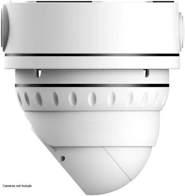 Alt view image 5 of 6 - Universal Outdoor Deep Base Junction Box for CCTV Cameras 138x54mm White Color