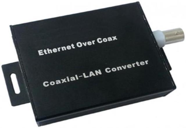 Long Distance active single channel ethernet over coaxial