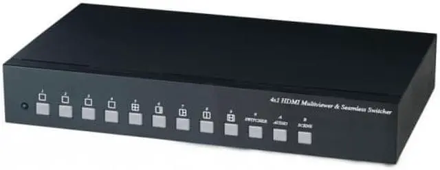 Main image of HDMI 4 input 1 output Quad and Multi-viewer,Seamless Matrix Switcher Supports Auto Switching