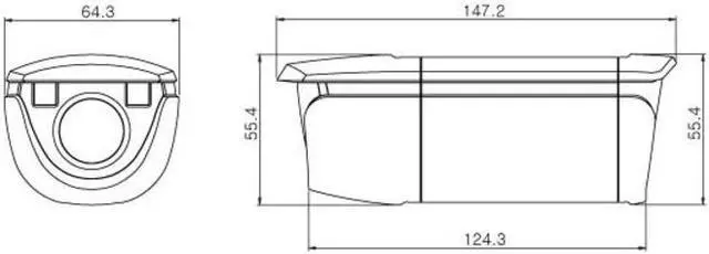 Alt view image 2 of 3 - CNB CCM-24VF 600TVL Intelligent IR True Day/Night Box Camera, 3.8-9.5mm Lens