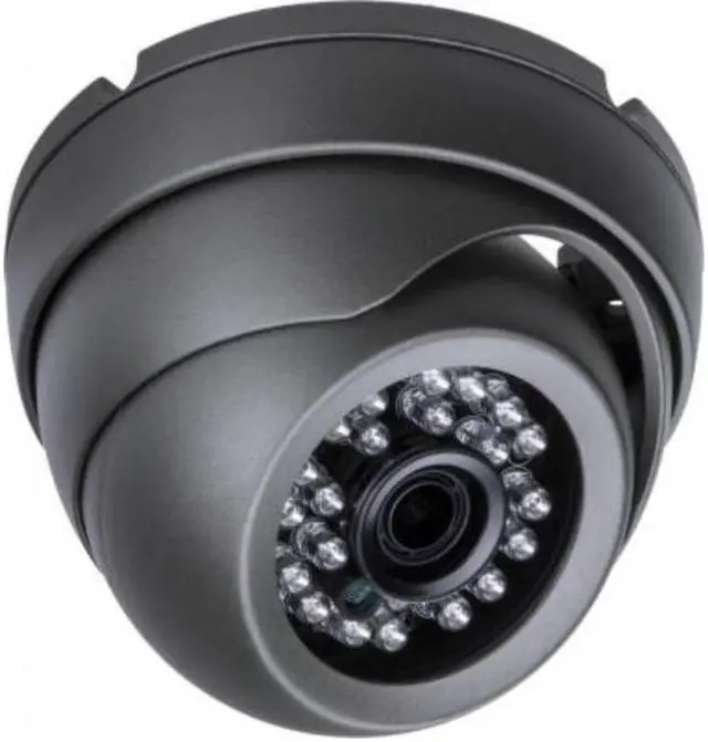 Main image of XIB 1022-B HD-SDI eyeball dome IR security camera, 1080p 2 MP, 3.6mm, 24 IR, Gray