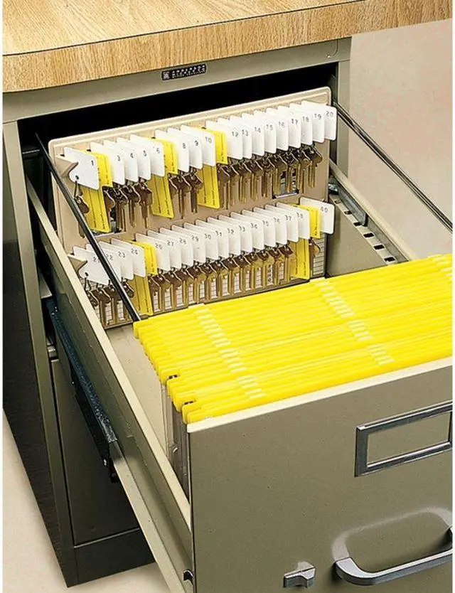Alt view image 7 of 9 - File Drawer Key Rack - by MMF