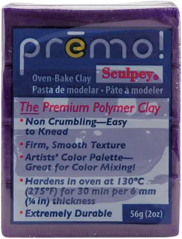 Main image of Premo Sculpey Polymer Clay 2 Ounces-Purple