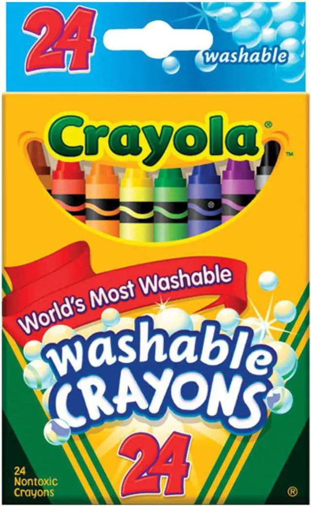 Main image of Crayola Washable Crayons-24/Pkg