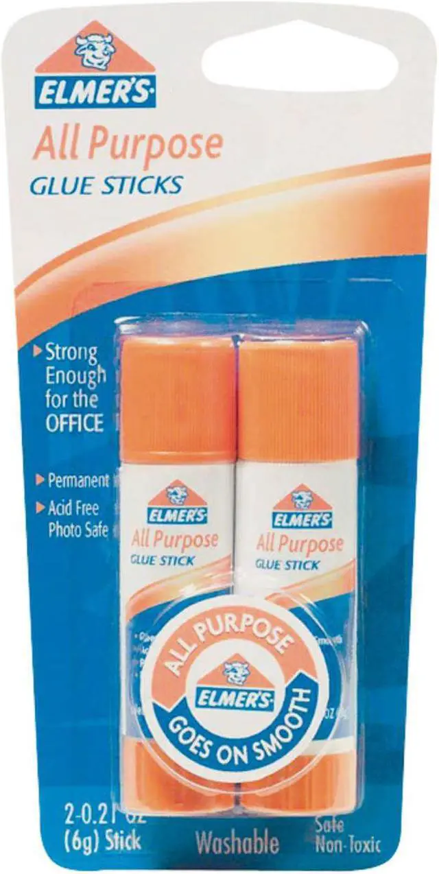 Main image of Elmer's All-Purpose Glue Sticks 2/Pkg-.21oz