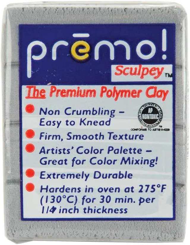 Main image of Premo Sculpey Accents Polymer Clay 2oz-Silver