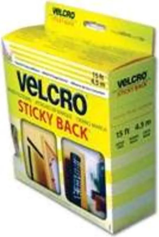 Alt view image 6 of 19 - Velcro Sticky-Back Hook and Loop Fastener Tape with Dispenser 3/4 x 15 ft. Roll