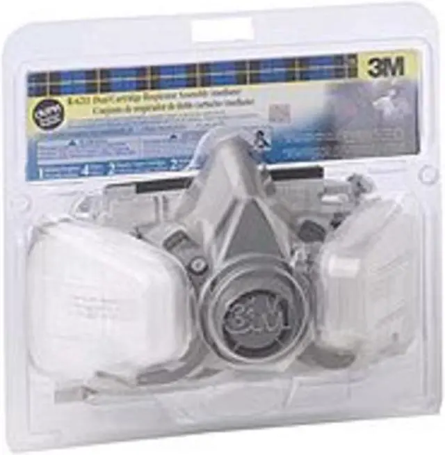 Main image of 3M Half Facepiece Paint Spray/Pesticide Respirator Large 6311PA1A