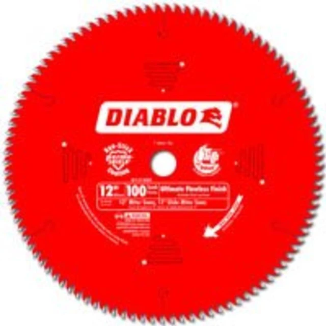 Main image of Diablo 12 In. 100-Tooth Flawless Finish Circular Saw Blade D12100X