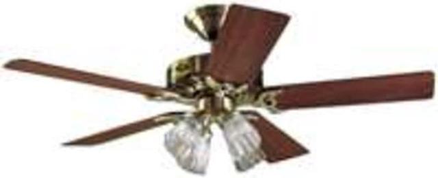 Alt view image 4 of 7 - 20182 The Studio Series 52 in. Antique Brass Ceiling Fan with Light