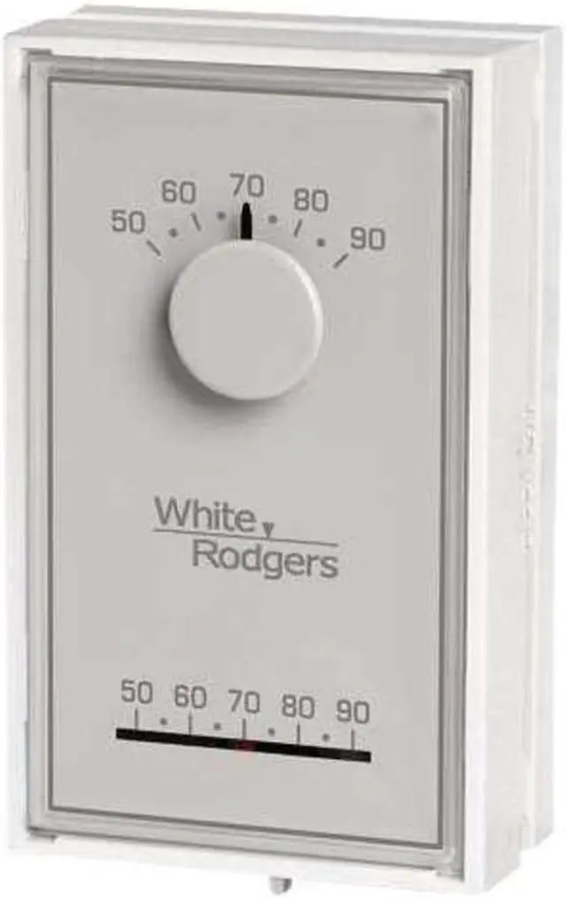 Alt view image 3 of 6 - Emerson Low Volt NP Analog Tstat Heat,Rectangle  1E30N-910