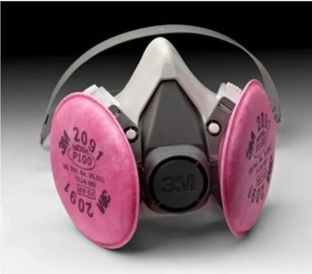 Alt view image 4 of 20 - 3M Half Facepiece Respirator 6000 Series, Reusable