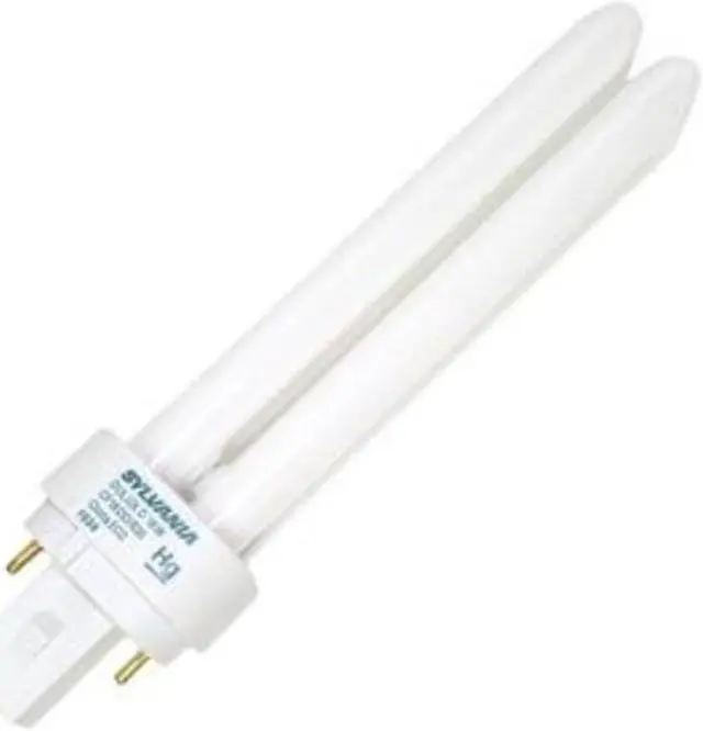 Main image of Sylvania 18W CF18DD/835/ECO G24D-2 2-Pin Compact Fluorescent Light Bulb