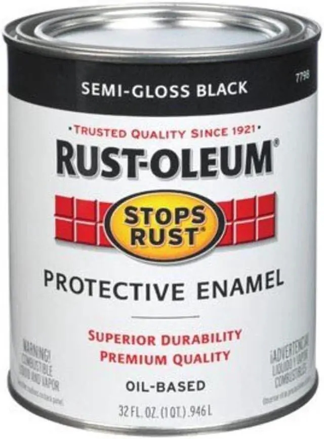 Alt view image 2 of 6 - 7798 QT SEMI GLOSS BLACK PAINT Per 1 EA