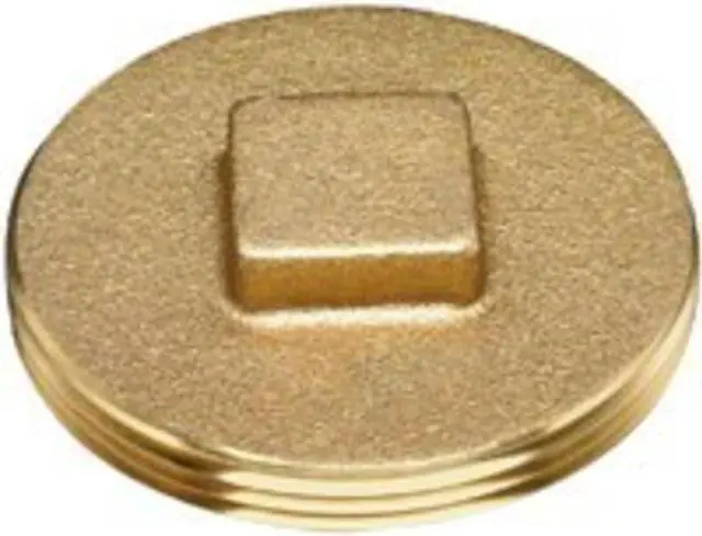 Main image of OATEY 42371 Cleanout Plug,2.5 In,Brass