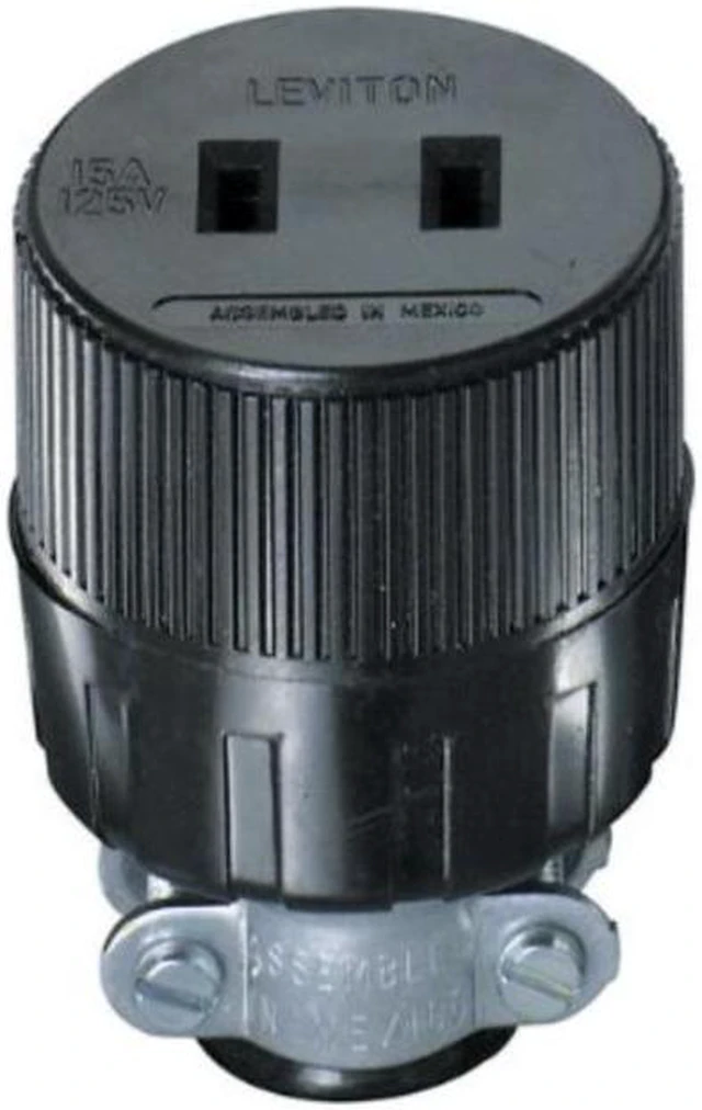 Main image of Leviton Cord Clmp 15A Plg-Bl 1063-4491