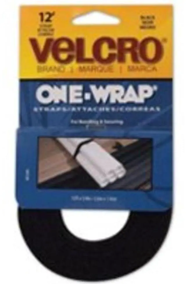 Alt view image 6 of 20 - VELCRO USA Inc VEK90340 Get A Grip Velcro - 0.75" x 12.00 ft. - Black