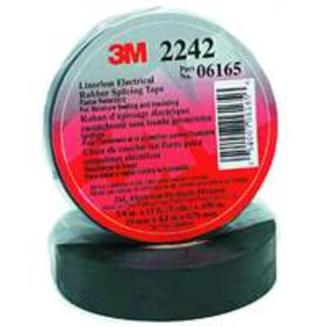 Main image of Tape Elec 3/4In 15Ft 30Mil Epr 3M Wire Terminal Ends 2242 Black EPR 054007061656