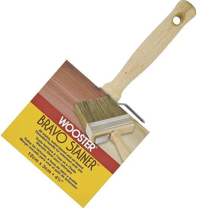 Main image of Wooster Polyester Brush Stain Brush - 4.75 Inch