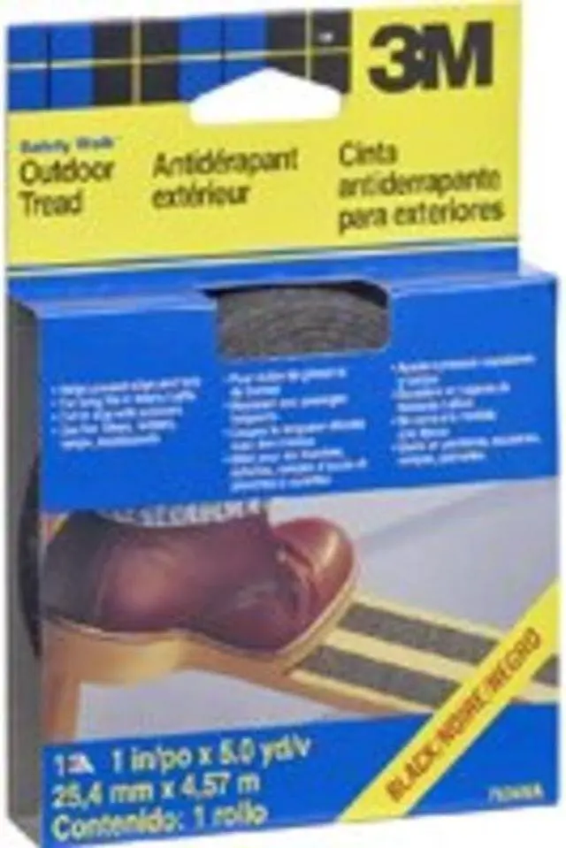Alt view image 5 of 12 - 3m 7634NA Black 1 inch X 15 Step Ladder Safety Treads