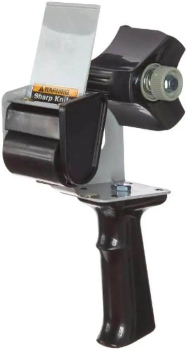 Alt view image 3 of 14 - Tartan Pistol Grip Box Sealing Tape Dispenser, 3" core, Black