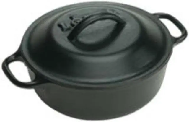 Main image of 2Qt Serving Pot With Cover Lodge Cast Iron L2SP3 075536360805