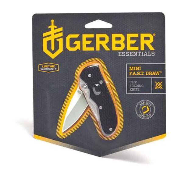 Alt view image 6 of 10 - Gerber Mini Fast Draw Fine Edge