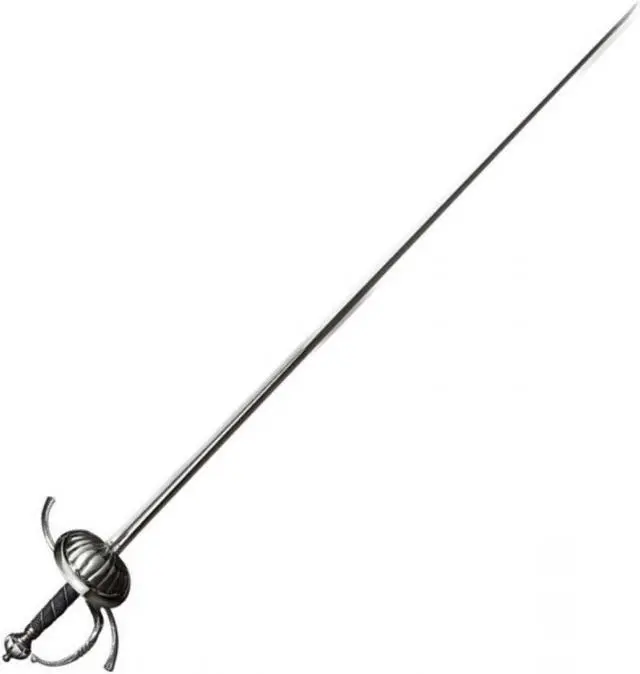 Main image of COLDSTEEL 88CHR Cold Steel Cup Hilt Rapier Ribbed Shell Swept