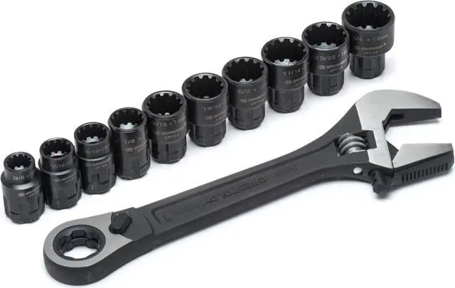 Main image of Crescent CPTAW8 Pass-Thru Adjustable Wrench Set