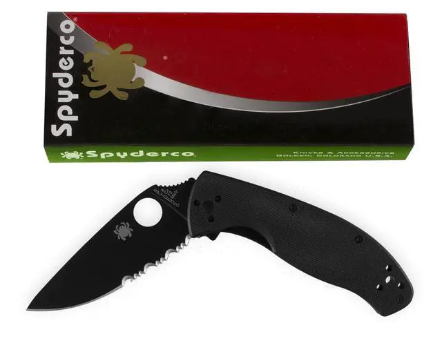 Alt view image 4 of 19 - SPYDERCO C122GBBKPS SPYDERCO TENACIOUS G-10 COMBO BLK