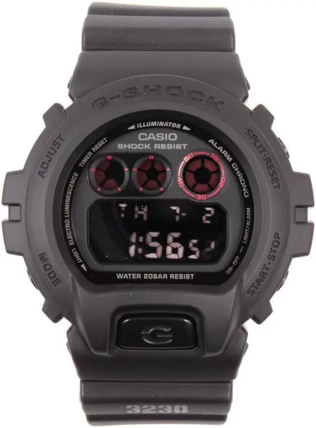 Alt view image 10 of 17 - Casio G-Shock DW6900MS-1 Classic 3-Eye Master of G Wristwatch