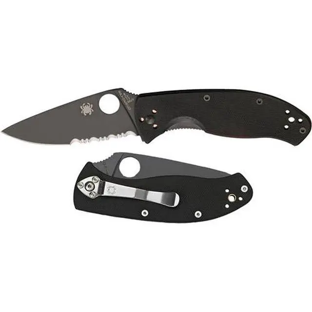 Alt view image 5 of 19 - SPYDERCO C122GBBKPS SPYDERCO TENACIOUS G-10 COMBO BLK