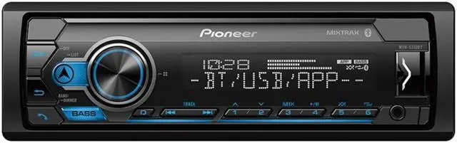 Alt view image 11 of 13 - Pioneer MVH-S310BT Single-DIN In-Dash Digital Media Receiver with Bluetooth (does not play CD's)