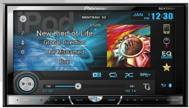 Main image of Pioneer AVH-X5600BHS Multimedia DVD Receiver with 7" VGA Display, MIXTRAX, Built in Bluetooth, HD Radio Tuner, SiriusXM REady, App Radio Mode and Mirrorlink Ready AVHX5600BHS