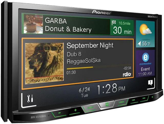 Main image of Pioneer AVH-X5700BHS 7" Touch Screen DVD/CD Receiver with Bluetooth