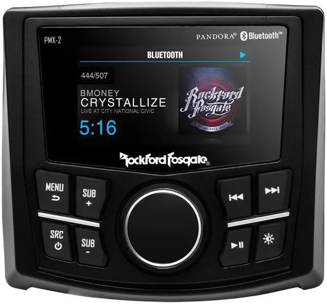 Alt view image 6 of 9 - Rockford Fosgate YXZ-STAGE4 400 Watt Amplified Stereo, Front Lower Speaker, Subwoofer, and Rear Speaker Kit for select YXZ®