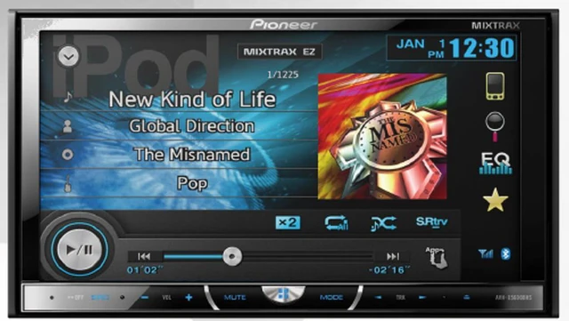 Alt view image 7 of 8 - Pioneer AVH-X5600BHS Multimedia DVD Receiver with 7" VGA Display, MIXTRAX, Built in Bluetooth, HD Radio Tuner, SiriusXM REady, App Radio Mode and Mirrorlink Ready AVHX5600BHS