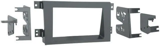 Alt view image 6 of 9 - 2005 - 2008 Honda Ridgeline Double DIN Stereo Installation Kit - 95-7870G - Gray