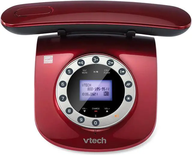 Alt view image 3 of 4 - Vtech Retro Phone in RED