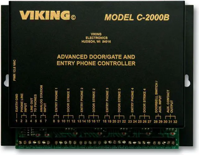 Alt view image 3 of 12 - Viking Electronics - C-2000B - Viking Electronics C-2000B Phone Add-on
