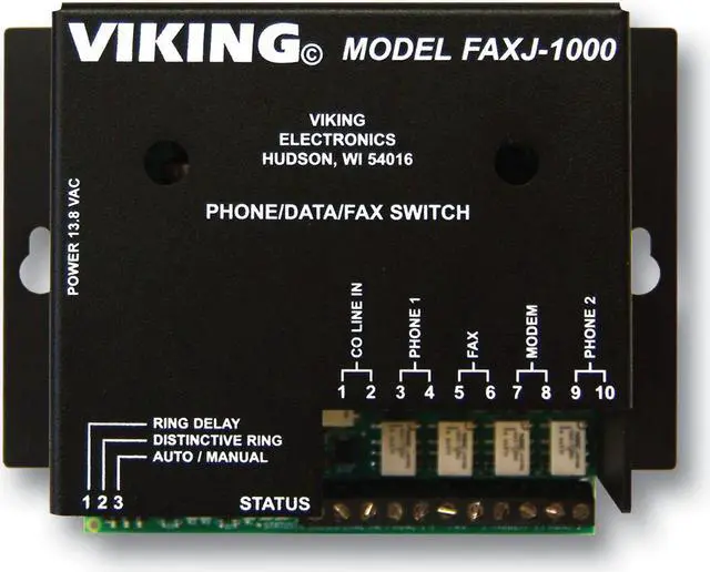 Alt view image 2 of 6 - FaxJack Phone/Fax Switch
