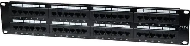 Alt view image 2 of 5 - Intellinet Network Solutions 560283 Cat-6 Patch Panel, 48 Port, Utp, 2U